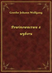 : Powinowactwa z wyboru - ebook