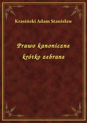 : Prawo kanoniczne krótko zebrane - ebook