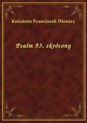 : Psalm 93, skrócony - ebook