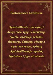 : Radziwiłłowie : początek i dzieje rodu, typy i charaktery, rycerze, zdarajcy, pobożni, filantropi, dziwacy, obrazy z życia domowego, kobiety Radziwiłłowskie, upadek Nieświeża i jego odrodzenie - ebook