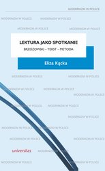 : Lektura jako spotkanie. Brzozowski - tekst - metoda - ebook